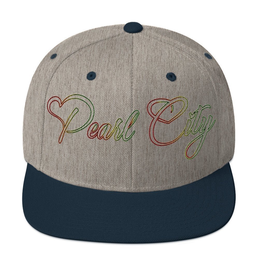 Pearl City Snapback Hat - Elevaleaf - 