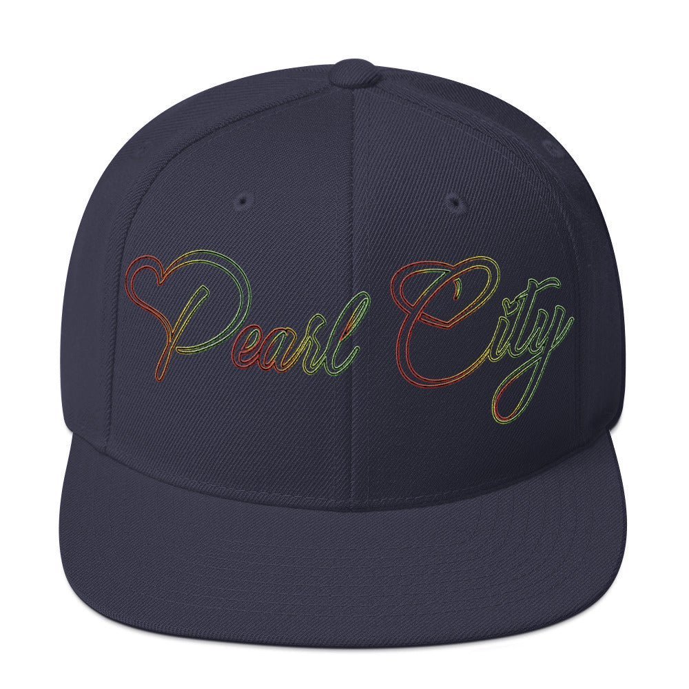 Pearl City Snapback Hat - Elevaleaf - 