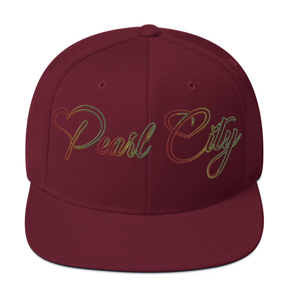Pearl City Snapback Hat - Elevaleaf - 
