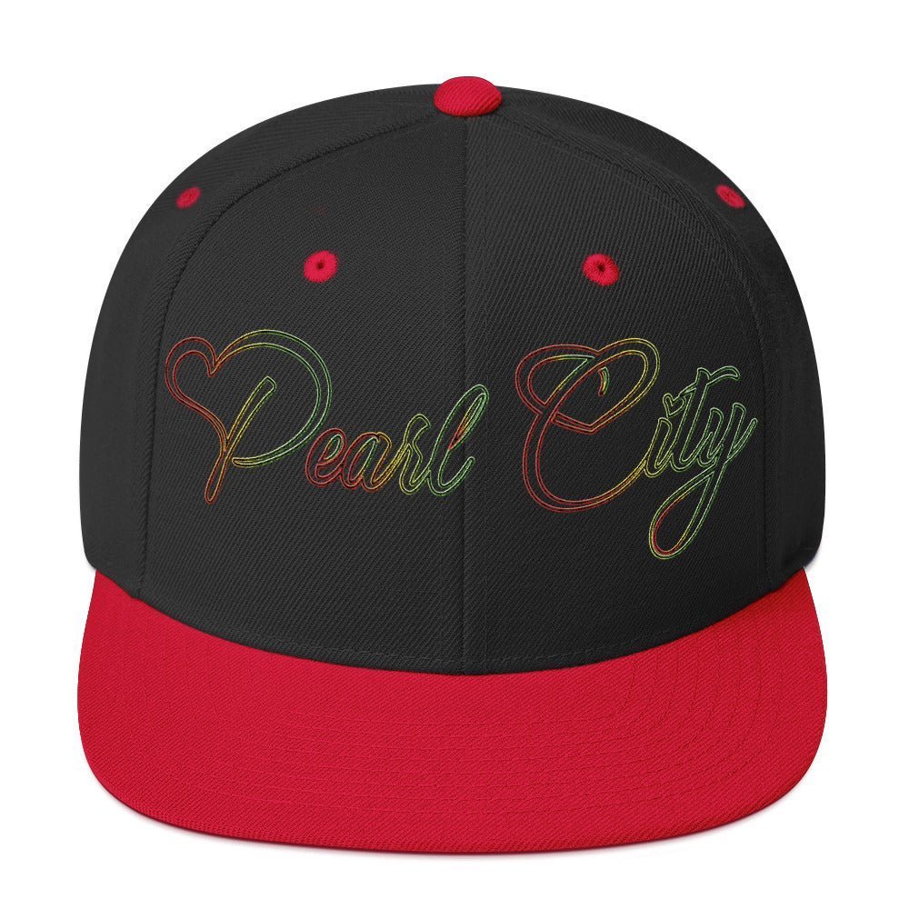 Pearl City Snapback Hat - Elevaleaf - 