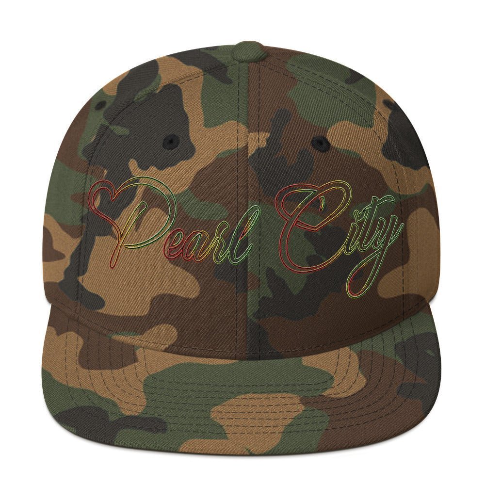 Pearl City Snapback Hat - Elevaleaf - 