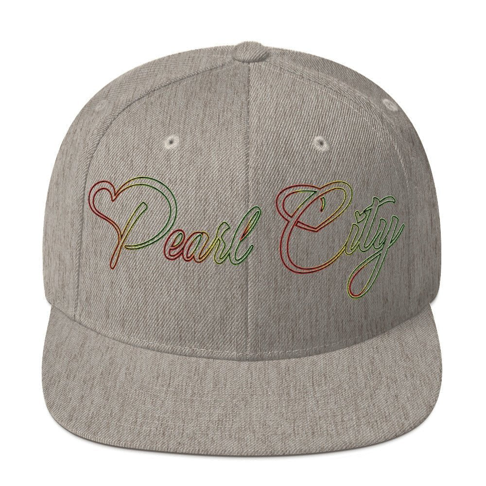 Pearl City Snapback Hat - Elevaleaf - 