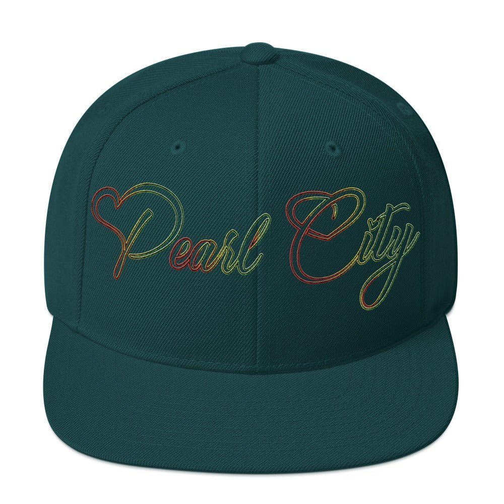 Pearl City Snapback Hat - Elevaleaf - 