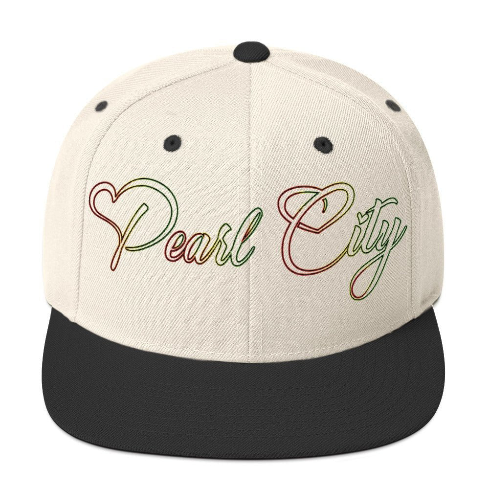 Pearl City Snapback Hat - Elevaleaf - 