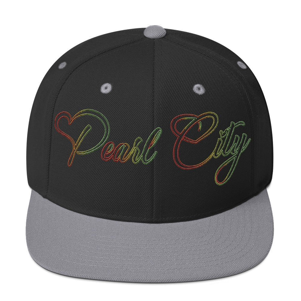 Pearl City Snapback Hat - Elevaleaf - 