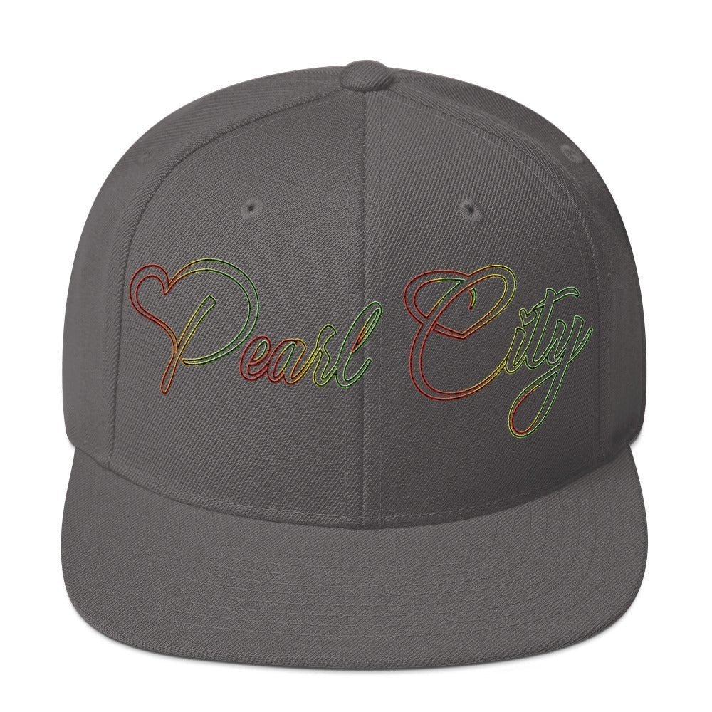 Pearl City Snapback Hat - Elevaleaf - 