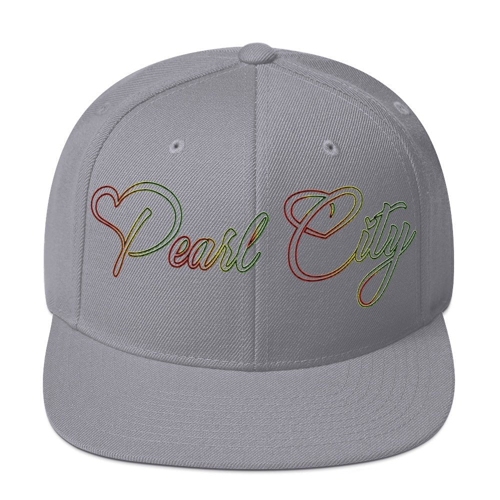 Pearl City Snapback Hat - Elevaleaf - 