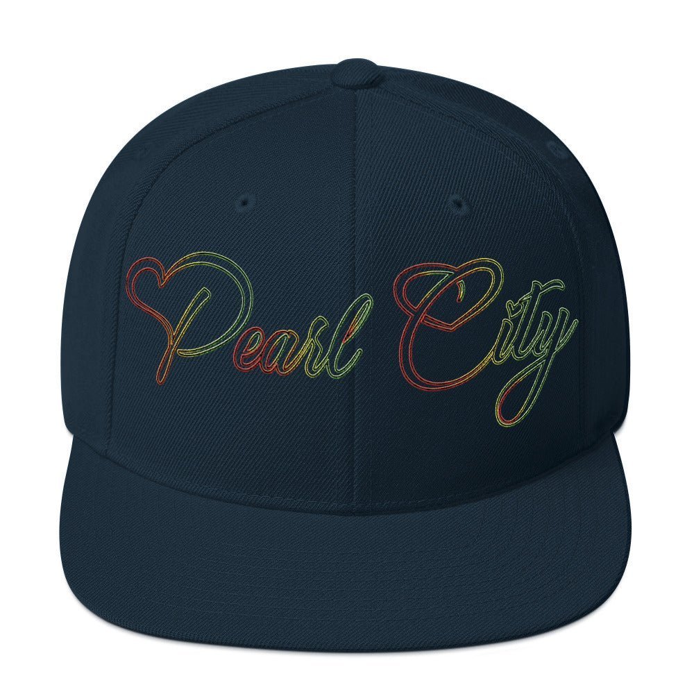 Pearl City Snapback Hat - Elevaleaf - 