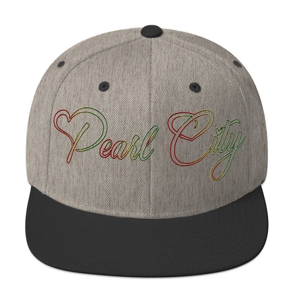 Pearl City Snapback Hat - Elevaleaf - 