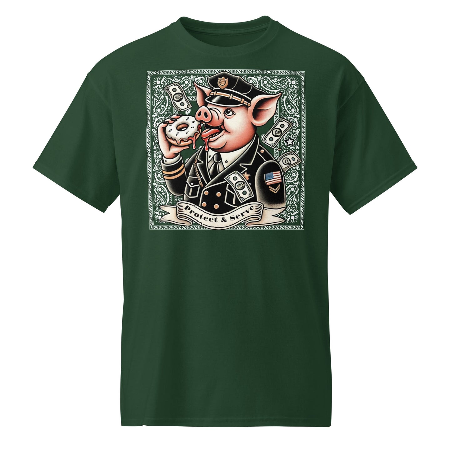 Protect & Serve T-Shirt - Elevaleaf - 