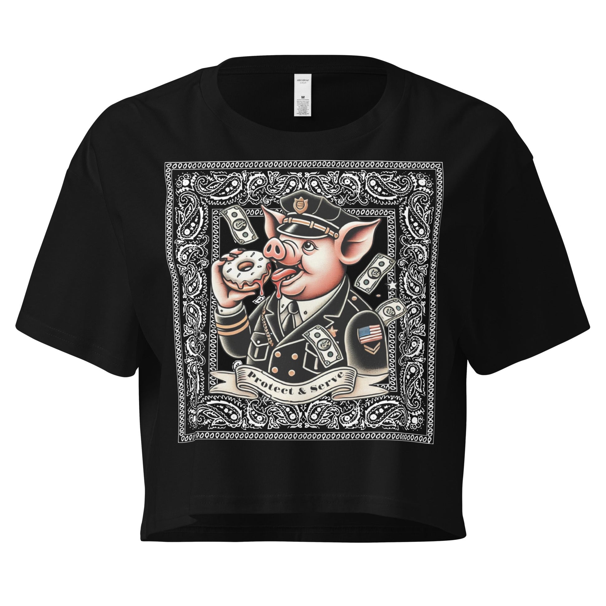 Protect & Serve Women’s crop top - Elevaleaf - 