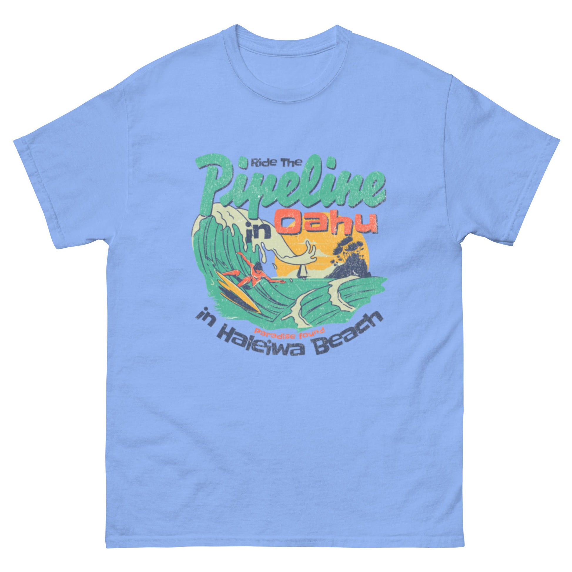 Ride the Pipeline Unisex classic tee - Elevaleaf - 