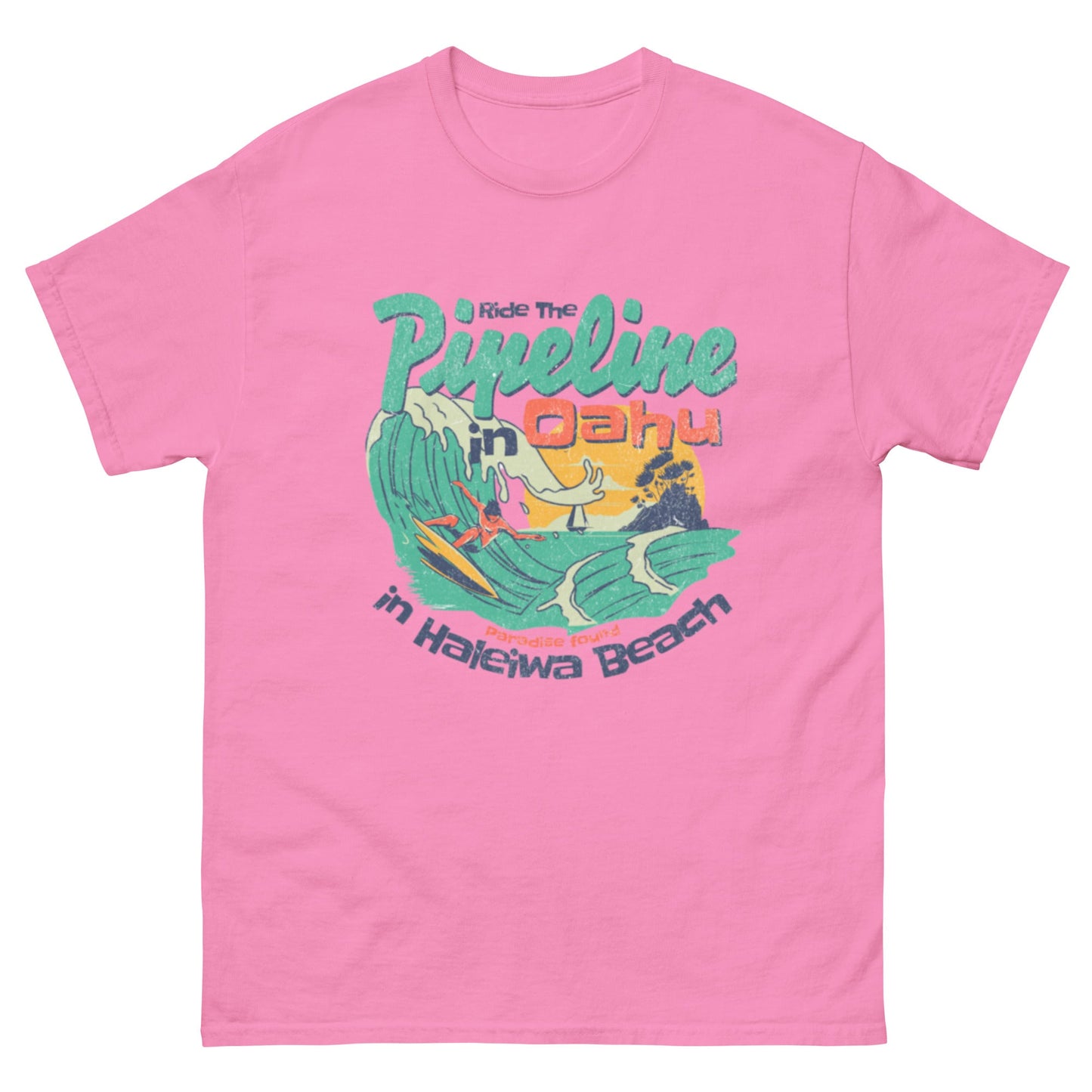 Ride the Pipeline Unisex classic tee - Elevaleaf - 