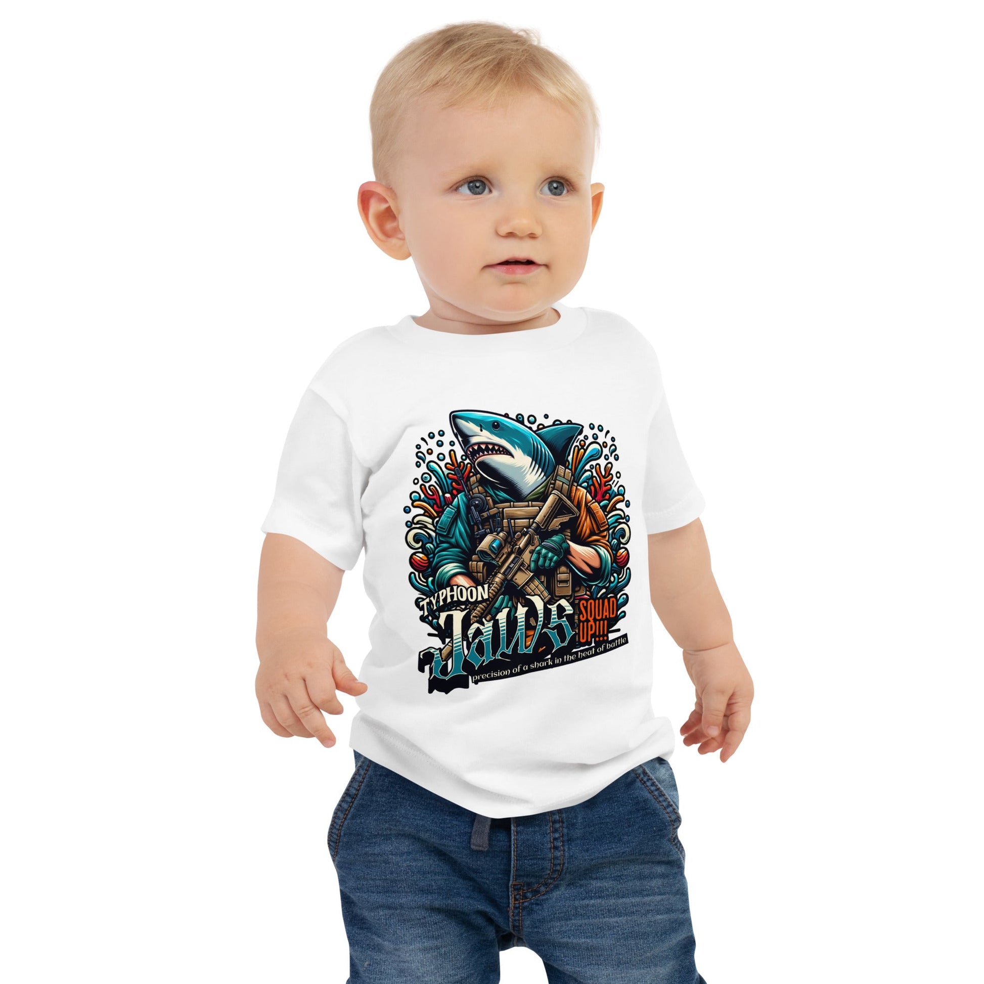 Squad Up Baby Jersey Short Sleeve Tee - Elevaleaf - 