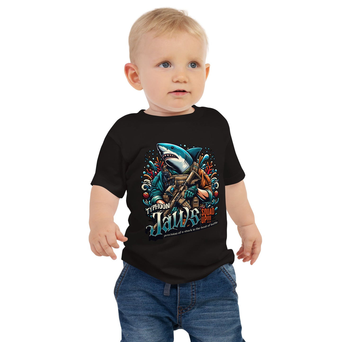 Squad Up Baby Jersey Short Sleeve Tee - Elevaleaf - 