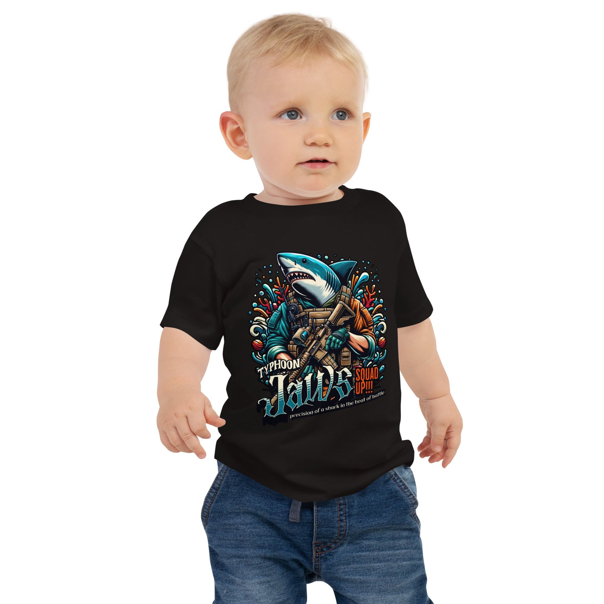 Squad Up Baby Jersey Short Sleeve Tee - Elevaleaf - 