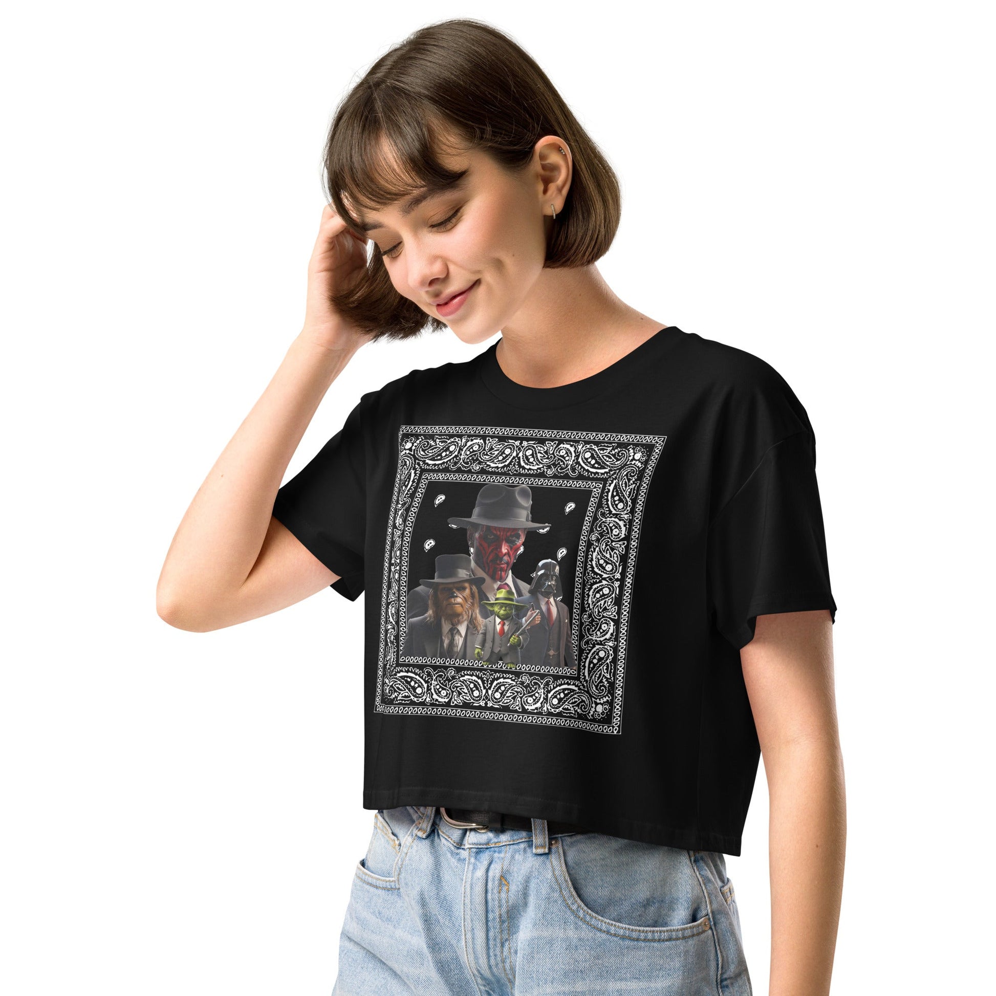 Star Wars Rat Pack Women’s crop top - Elevaleaf - 