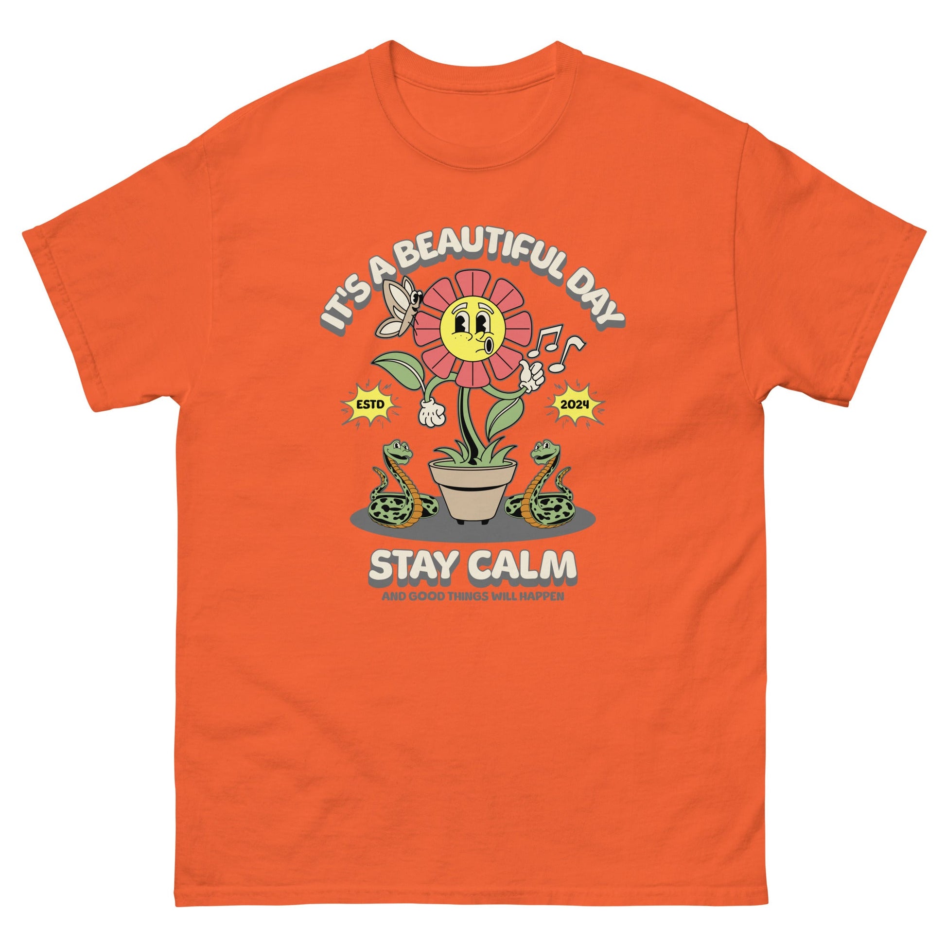 Stay Calm Men's classic tee - Elevaleaf - 
