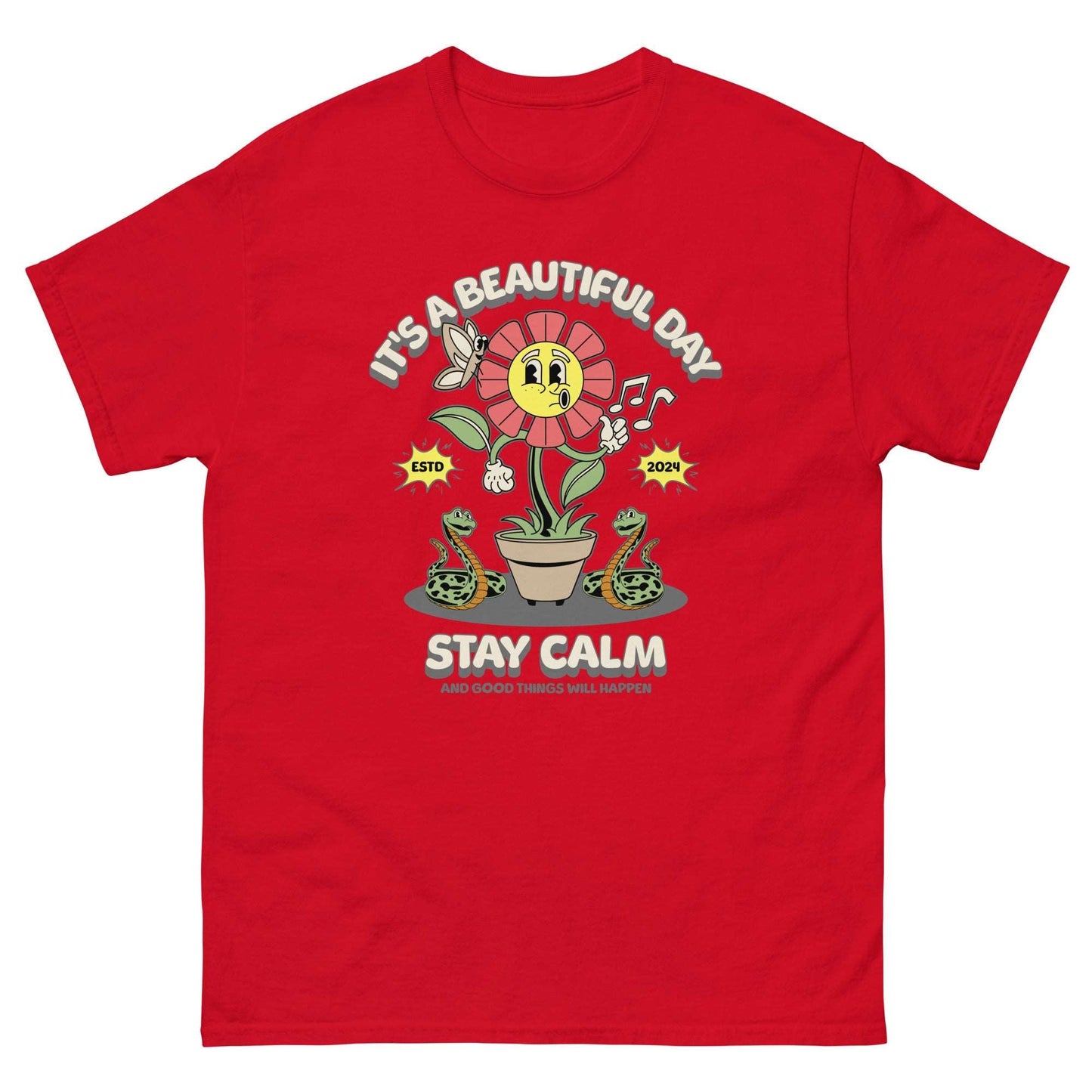 Stay Calm Men's classic tee - Elevaleaf - 