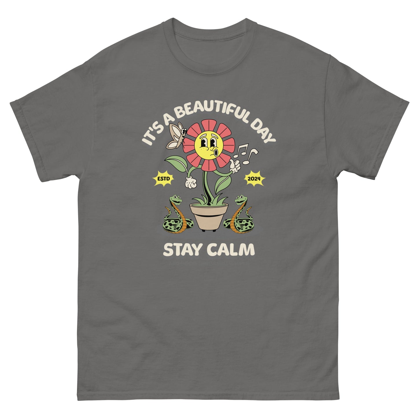 Stay Calm Men's classic tee - Elevaleaf - 