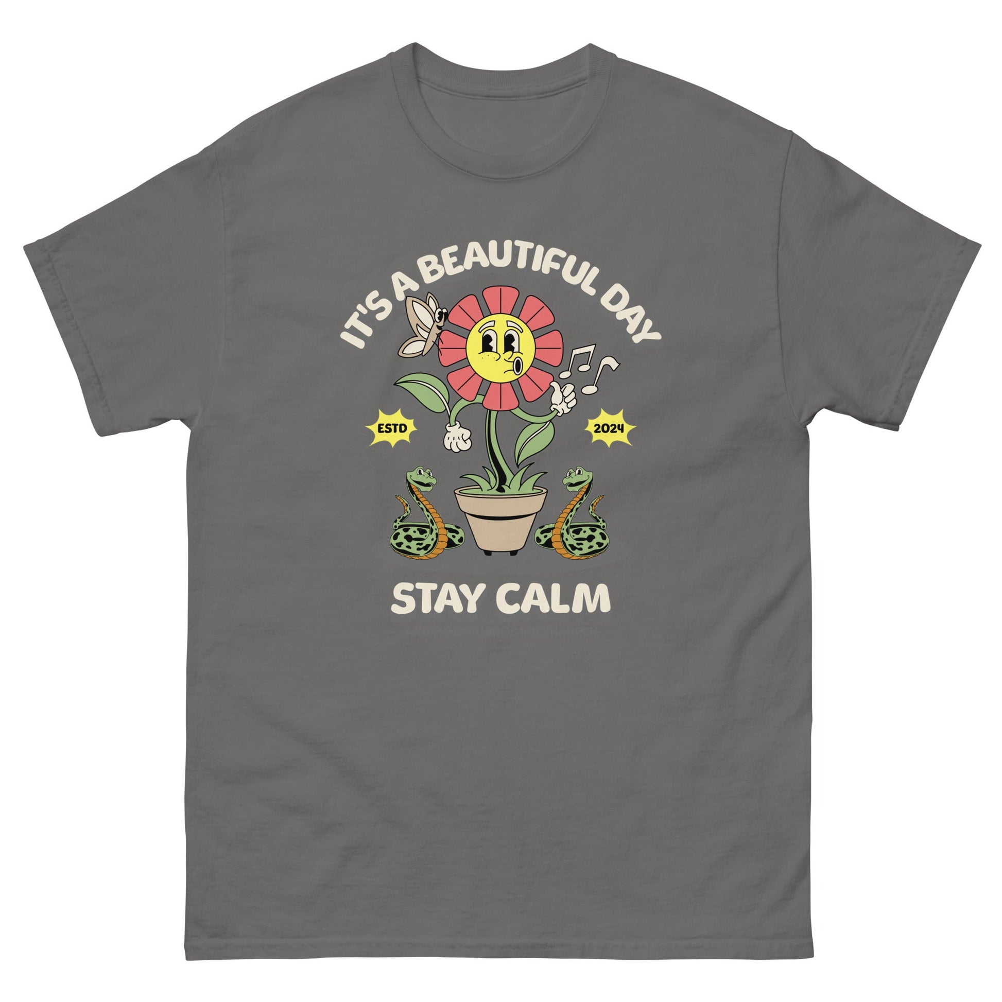 Stay Calm Men's classic tee - Elevaleaf - 