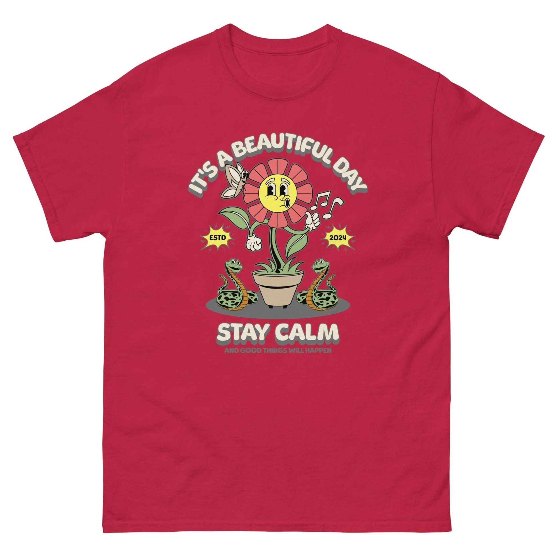 Stay Calm Men's classic tee - Elevaleaf - 