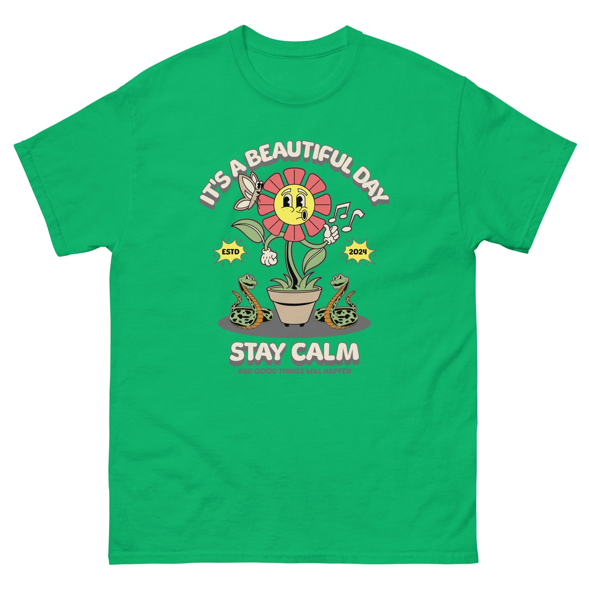 Stay Calm Men's classic tee - Elevaleaf - 