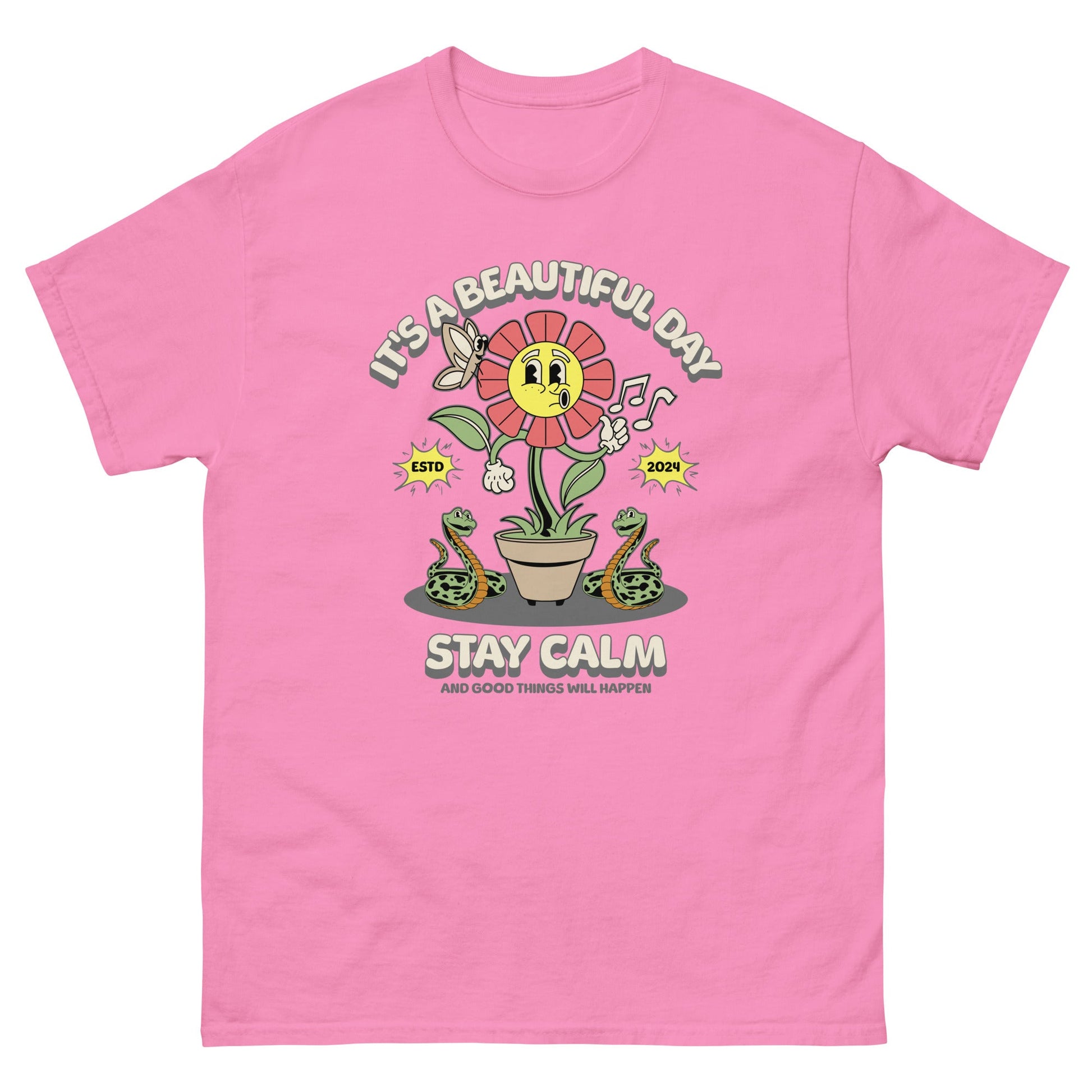 Stay Calm Men's classic tee - Elevaleaf - 