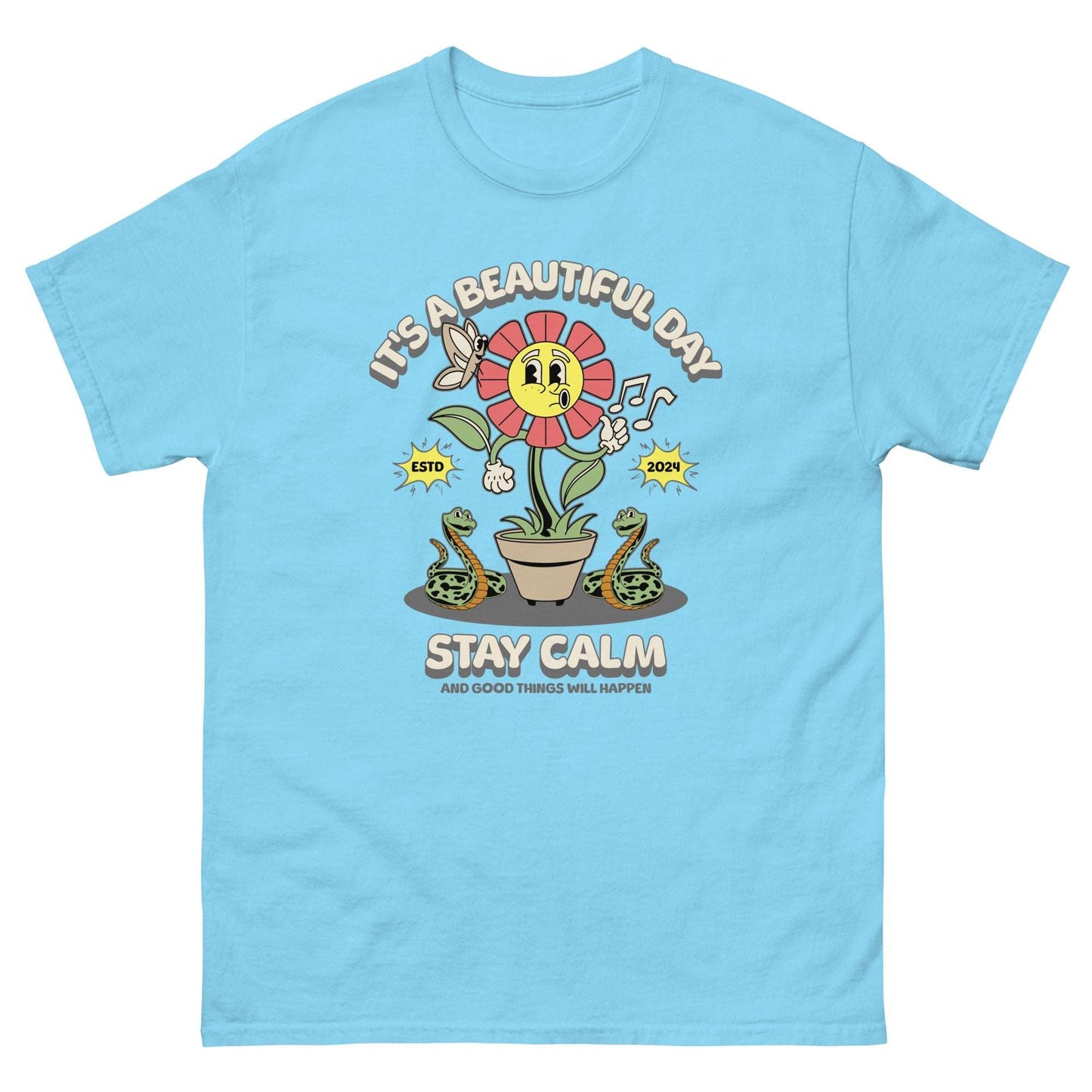 Stay Calm Men's classic tee - Elevaleaf - 