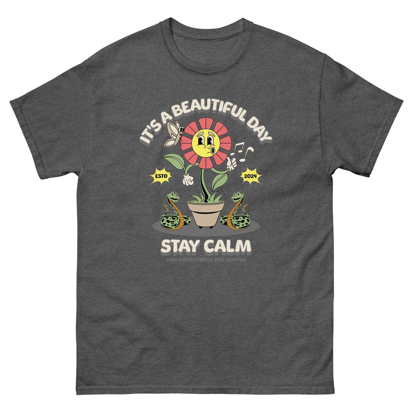 Stay Calm Men's classic tee - Elevaleaf - 