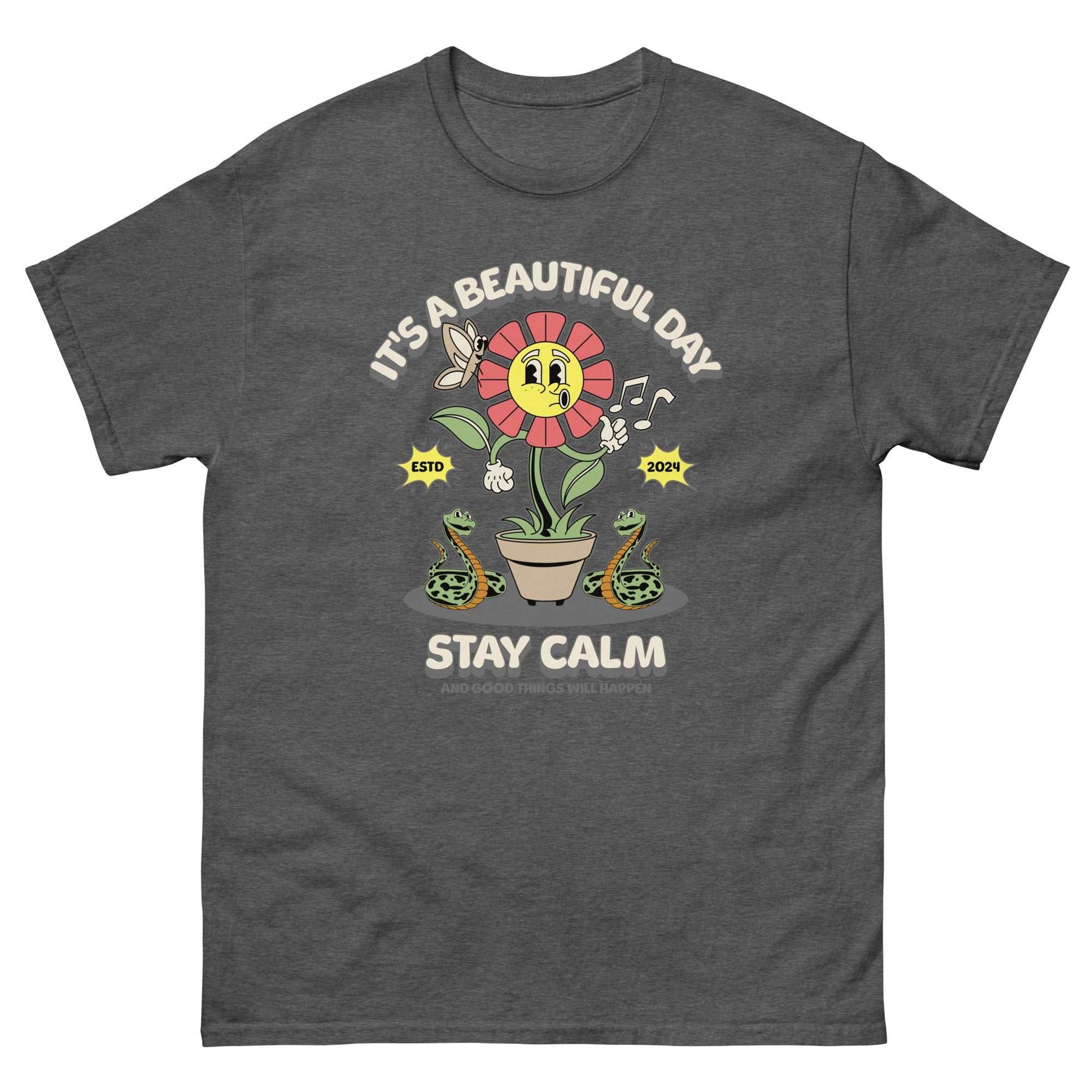 Stay Calm Men's classic tee - Elevaleaf - 
