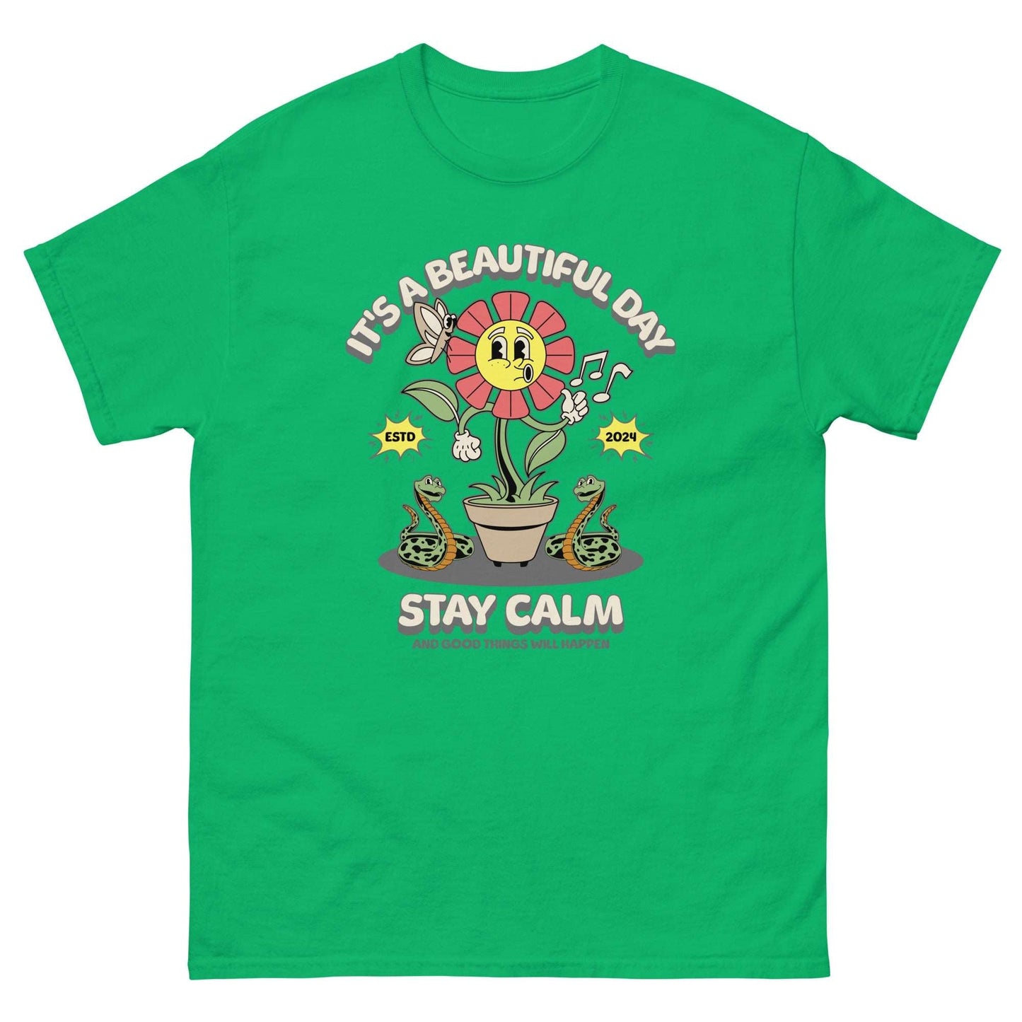 Stay Calm Men's classic tee - Elevaleaf - 
