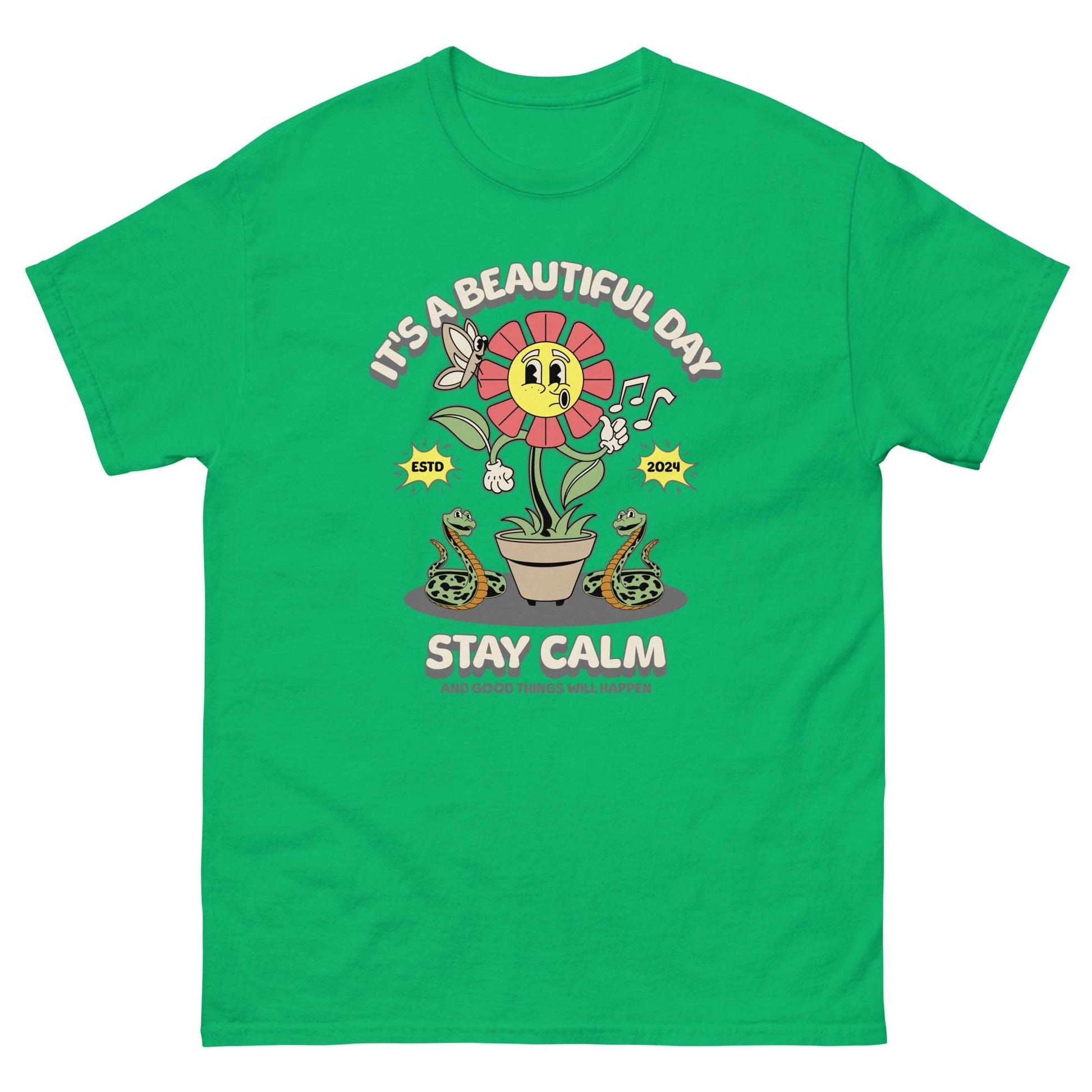 Stay Calm Men's classic tee - Elevaleaf - 
