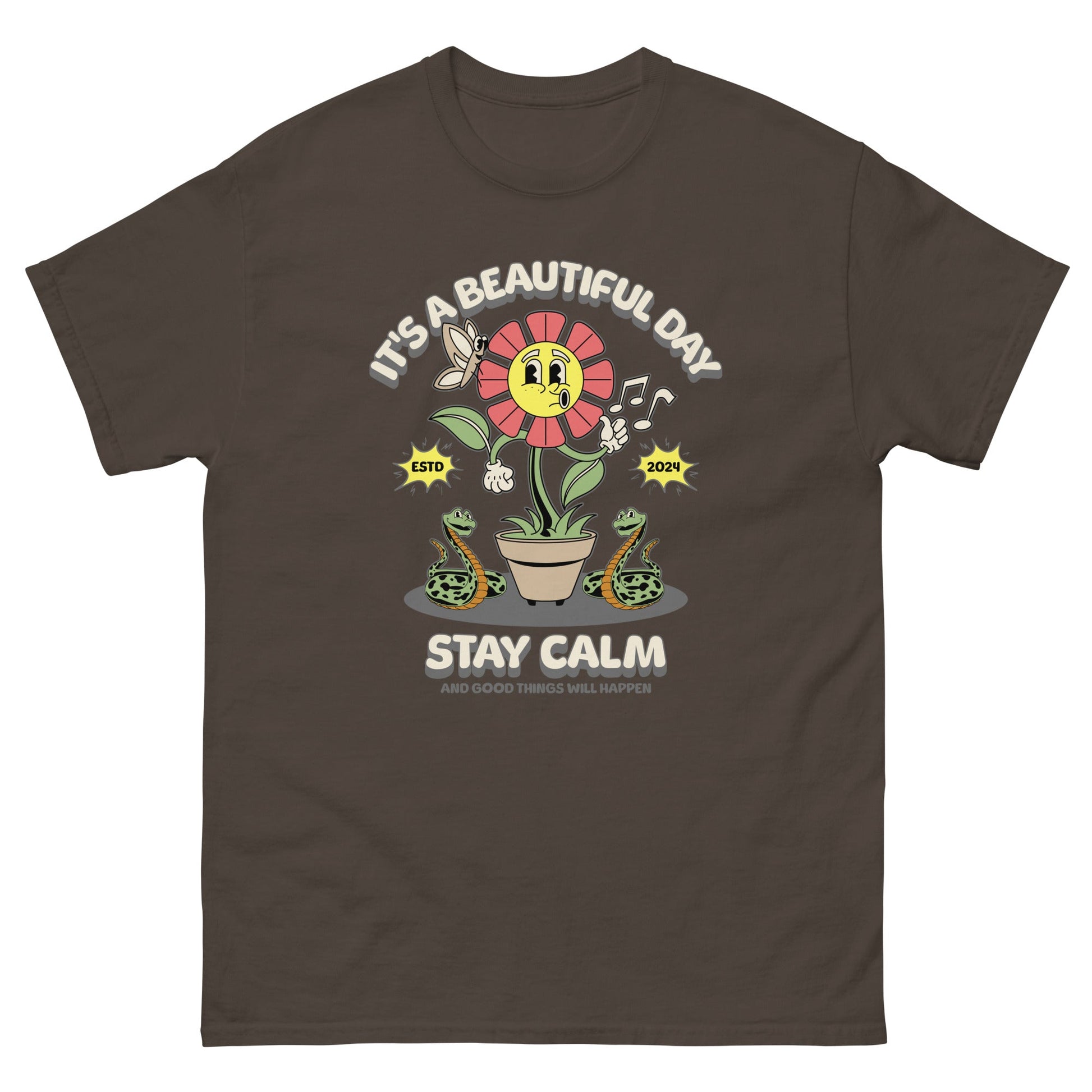 Stay Calm Men's classic tee - Elevaleaf - 