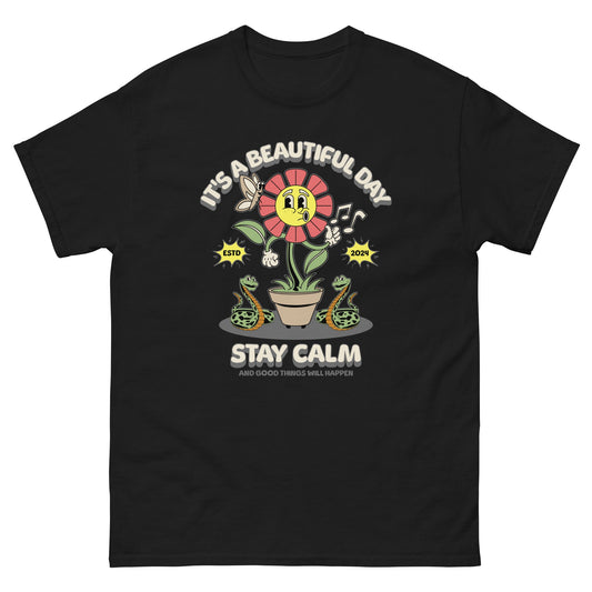 Stay Calm Men's classic tee - Elevaleaf - 