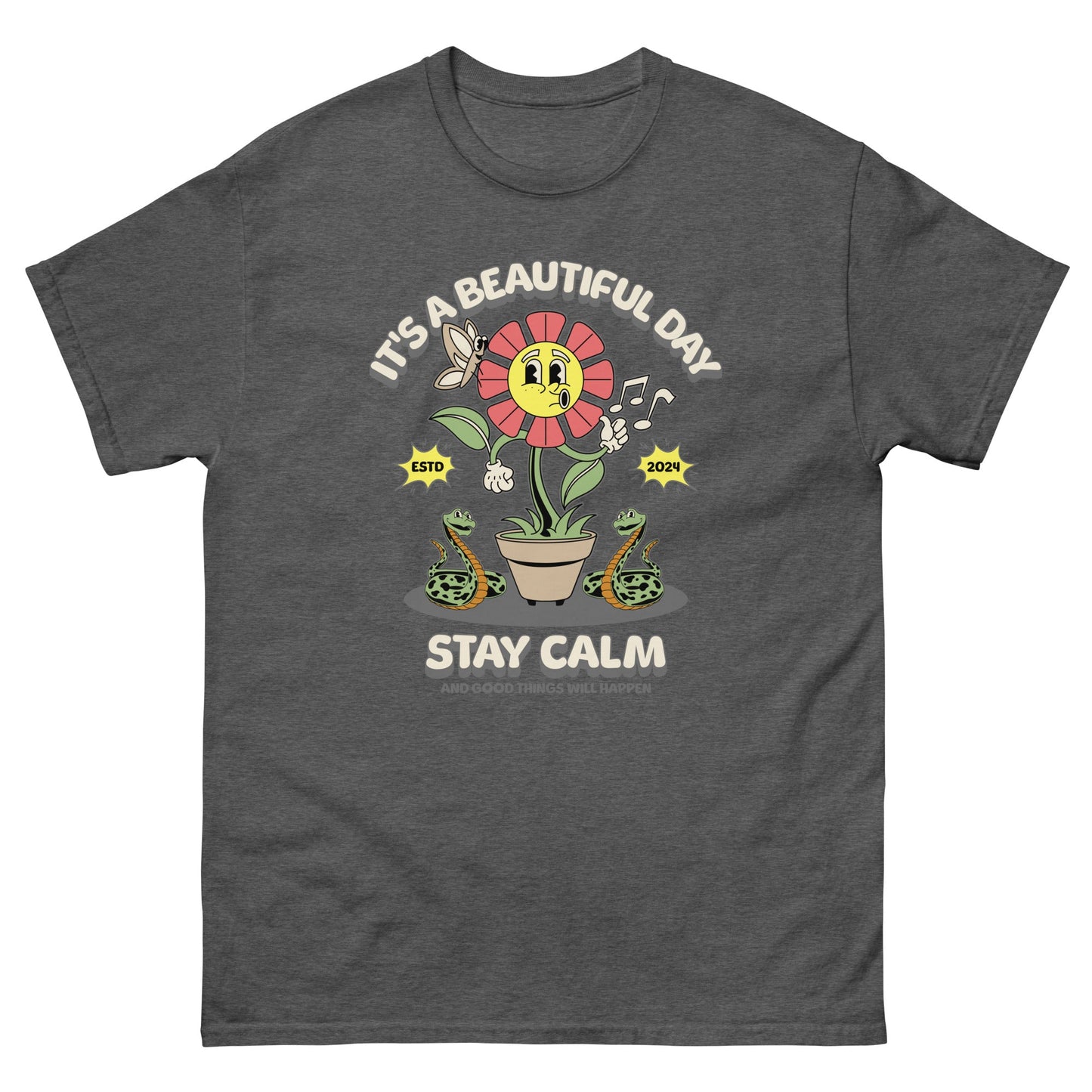 Stay Calm Men's classic tee - Elevaleaf - 