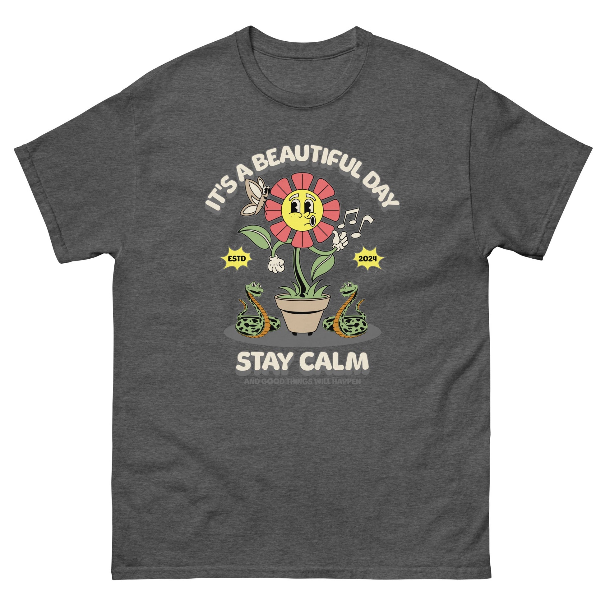 Stay Calm Men's classic tee - Elevaleaf - 