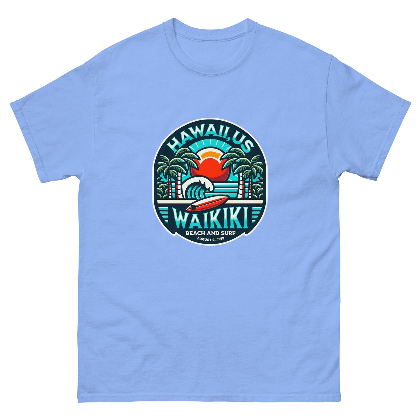 wAIKIKI Beach & Surf Men's classic tee - Elevaleaf - 