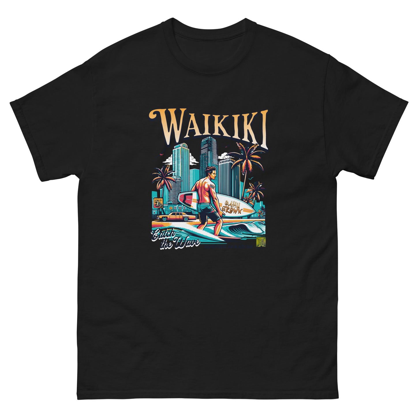 Waikiki Men's classic tee - Elevaleaf - 