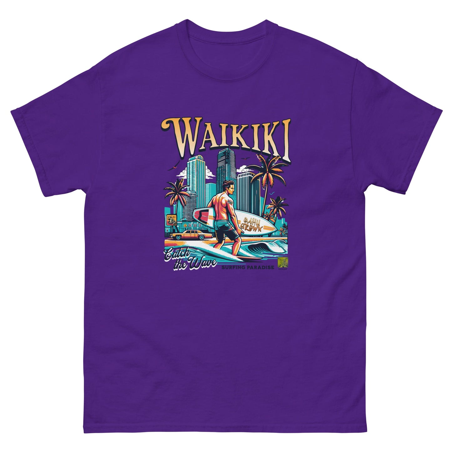 Waikiki Men's classic tee - Elevaleaf - 