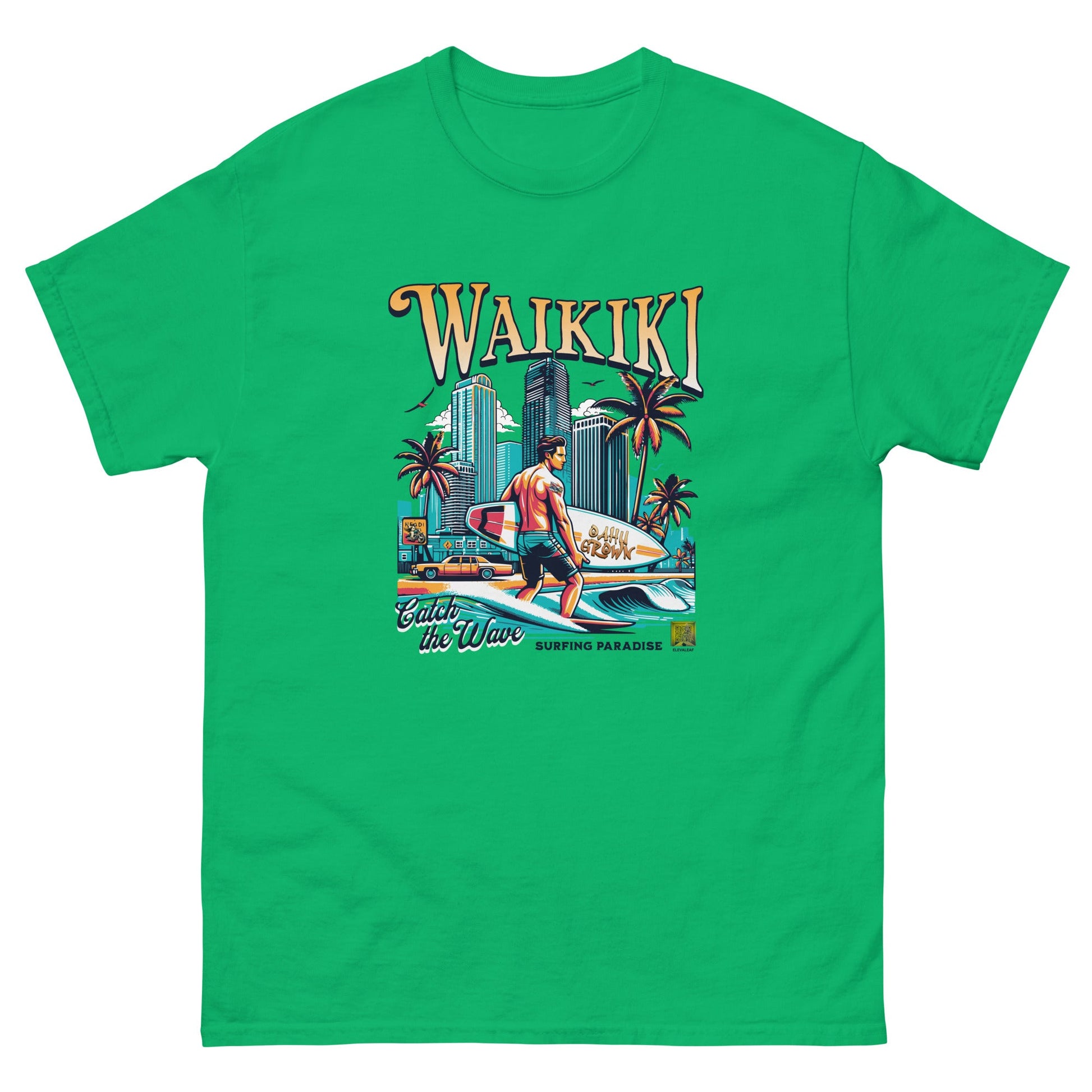Waikiki Men's classic tee - Elevaleaf - 