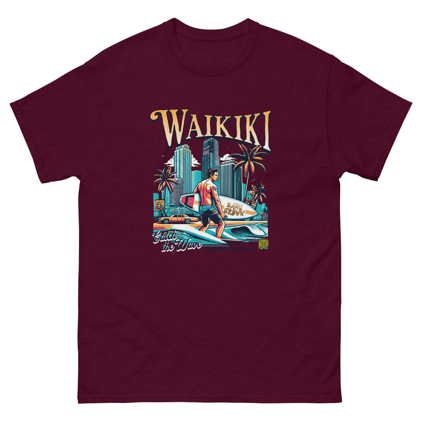 Waikiki Men's classic tee - Elevaleaf - 