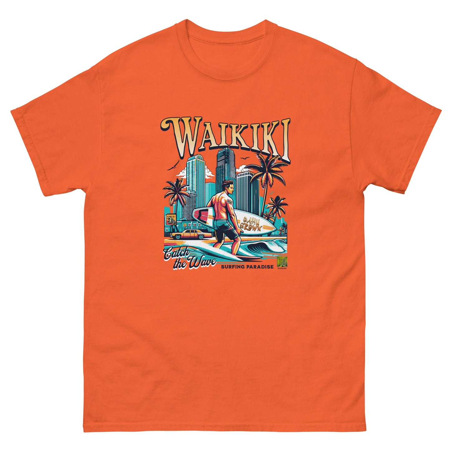 Waikiki Men's classic tee - Elevaleaf - 
