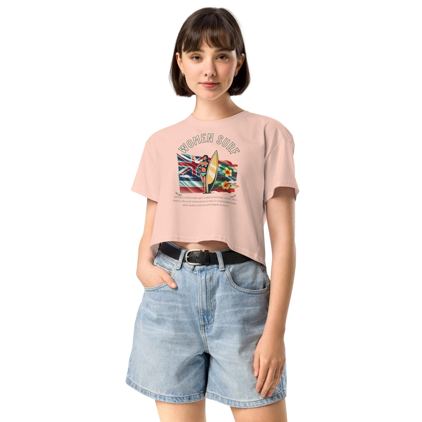 Women’s Surf crop top - Elevaleaf - 