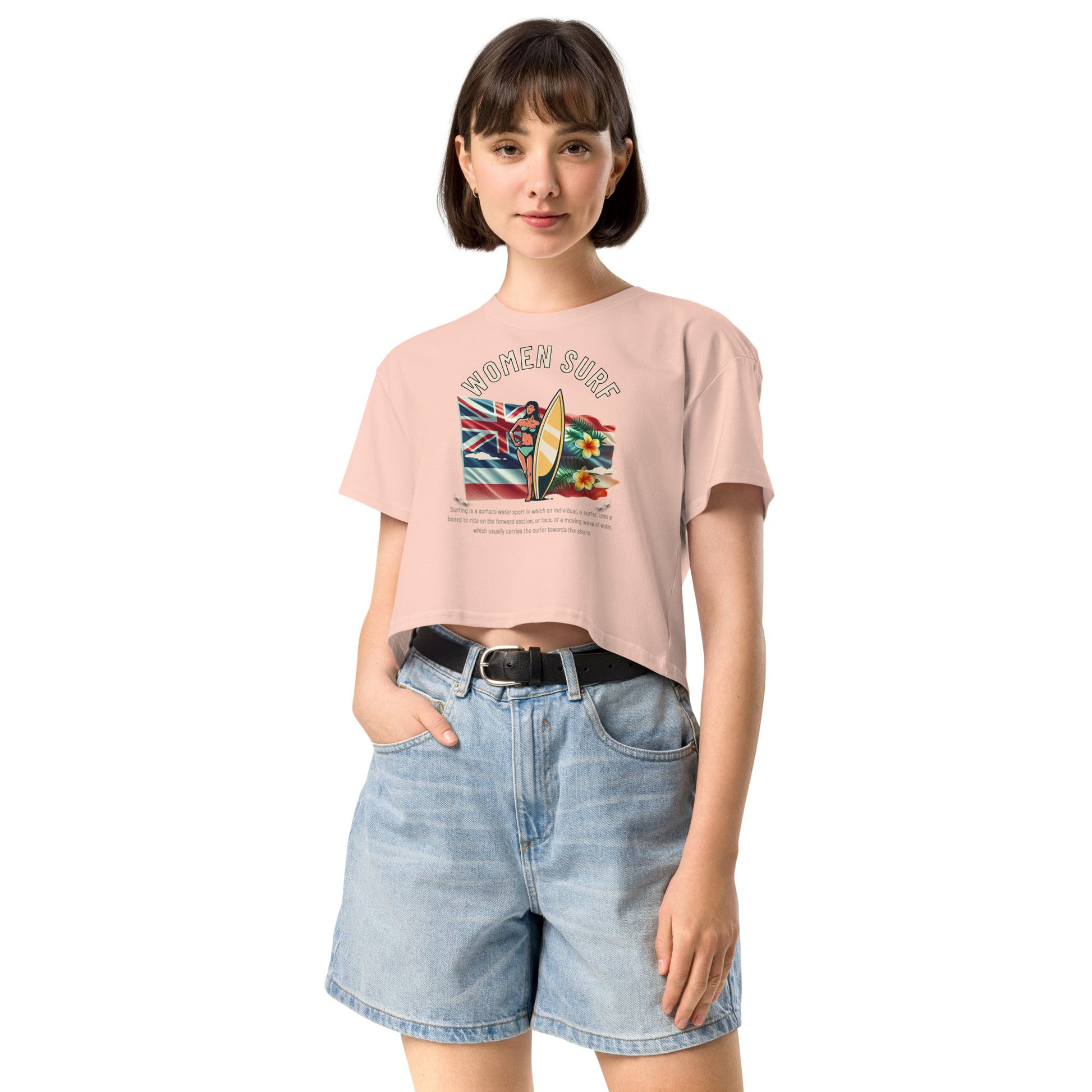 Women’s Surf crop top - Elevaleaf - 