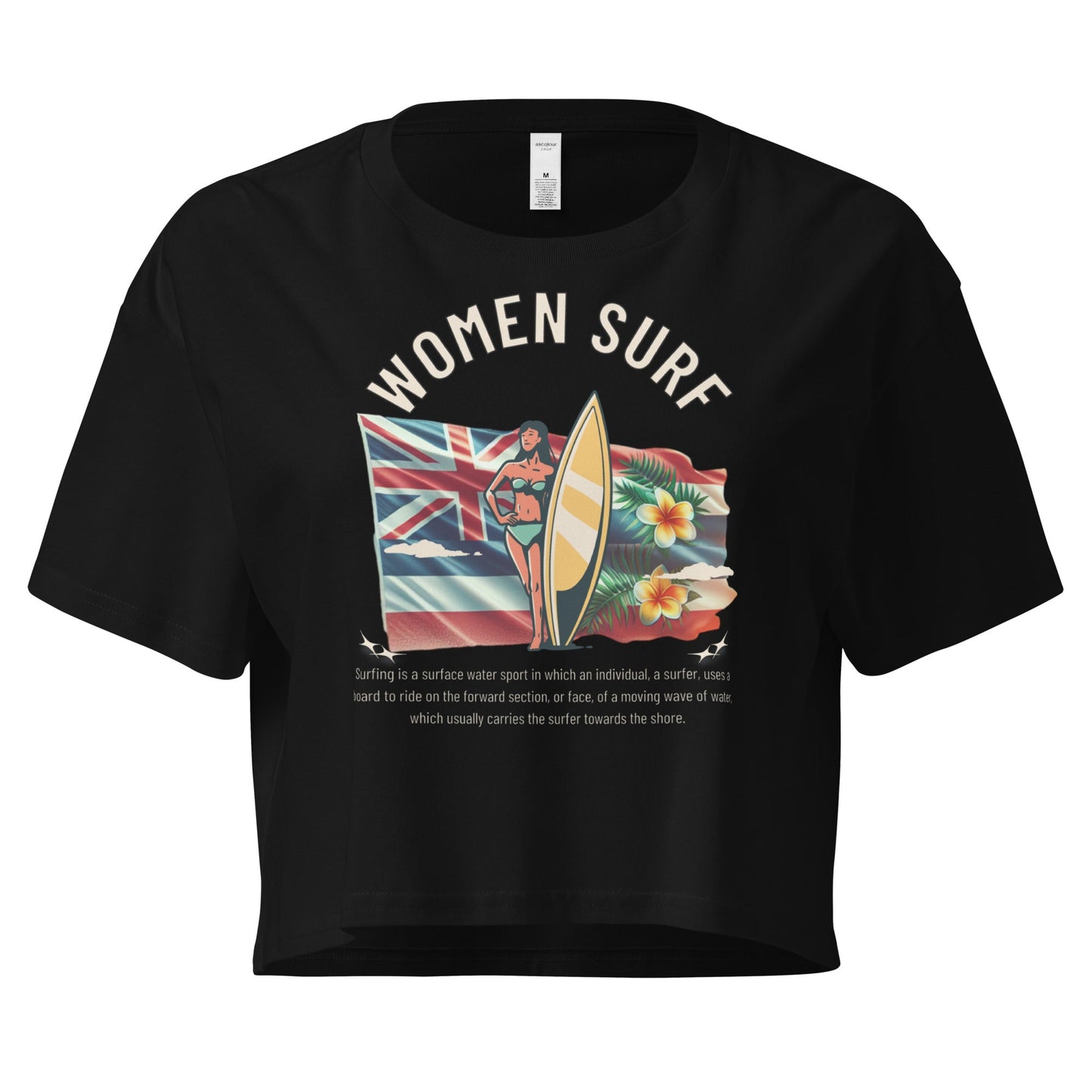 Women’s Surf crop top - Elevaleaf - 