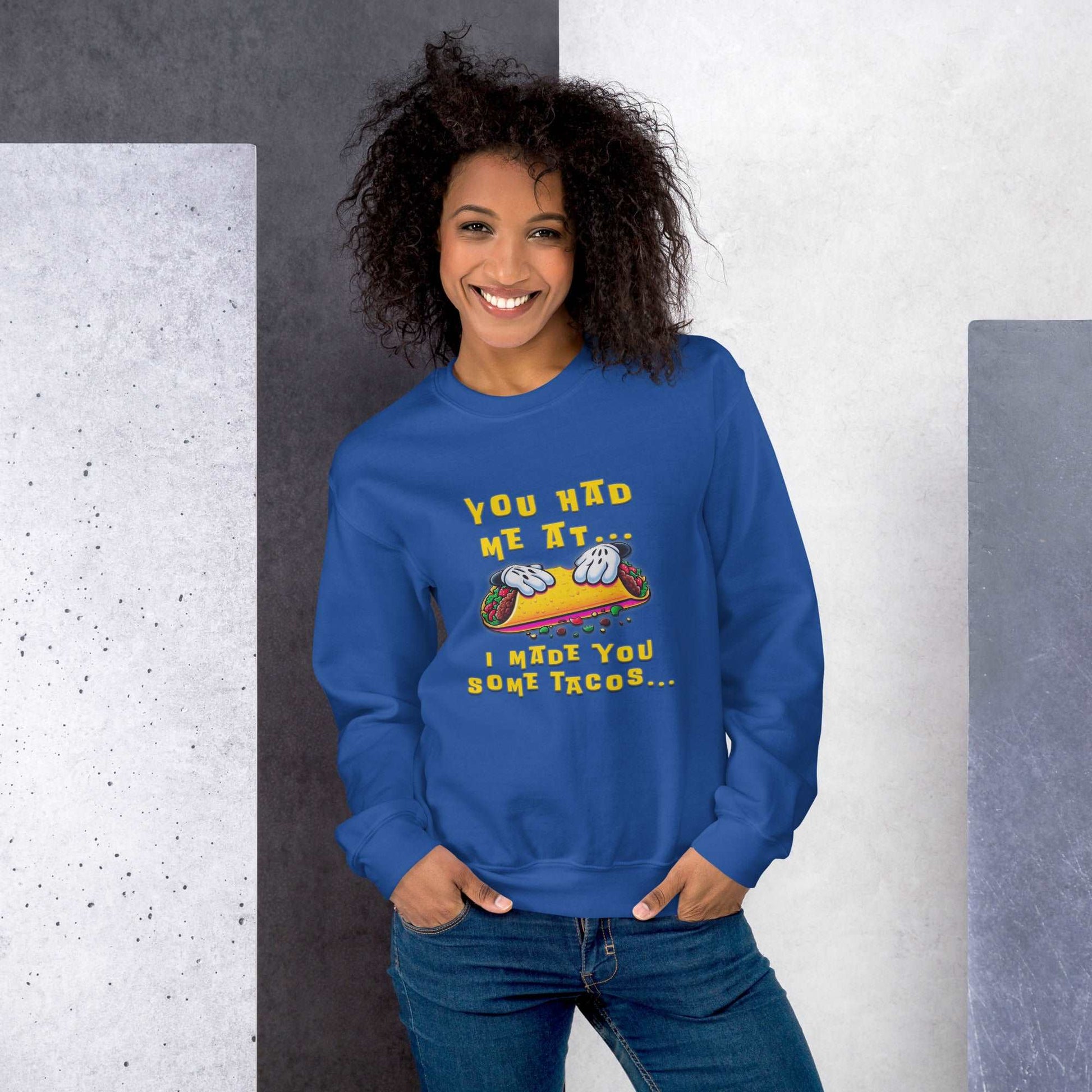 You Had me at... Unisex Sweatshirt - Elevaleaf - 
