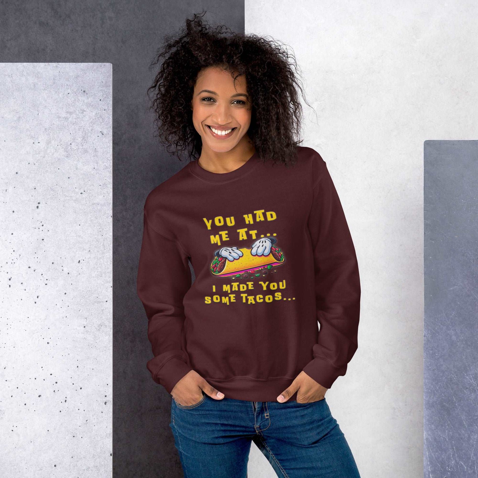 You Had me at... Unisex Sweatshirt - Elevaleaf - 
