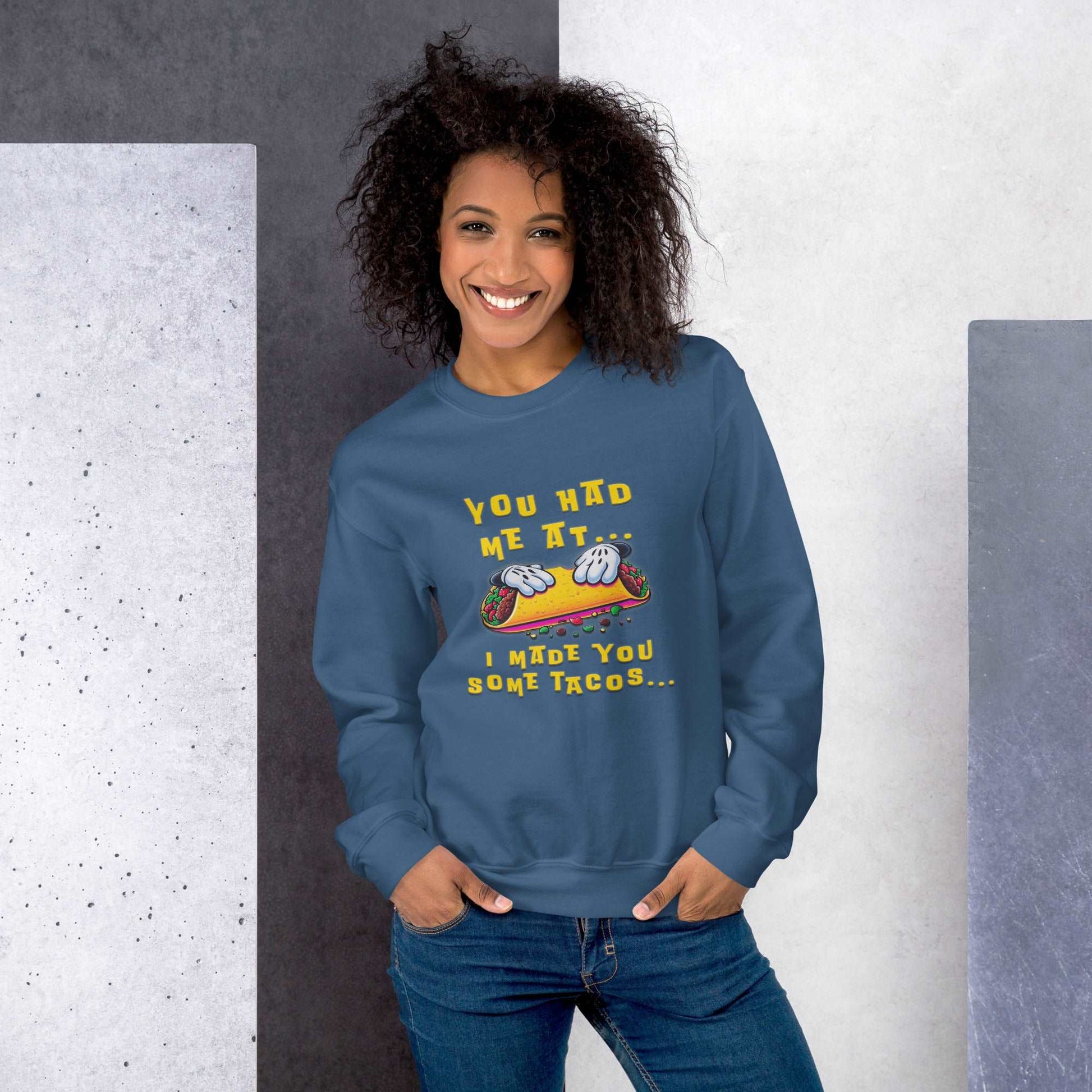 You Had me at... Unisex Sweatshirt - Elevaleaf - 