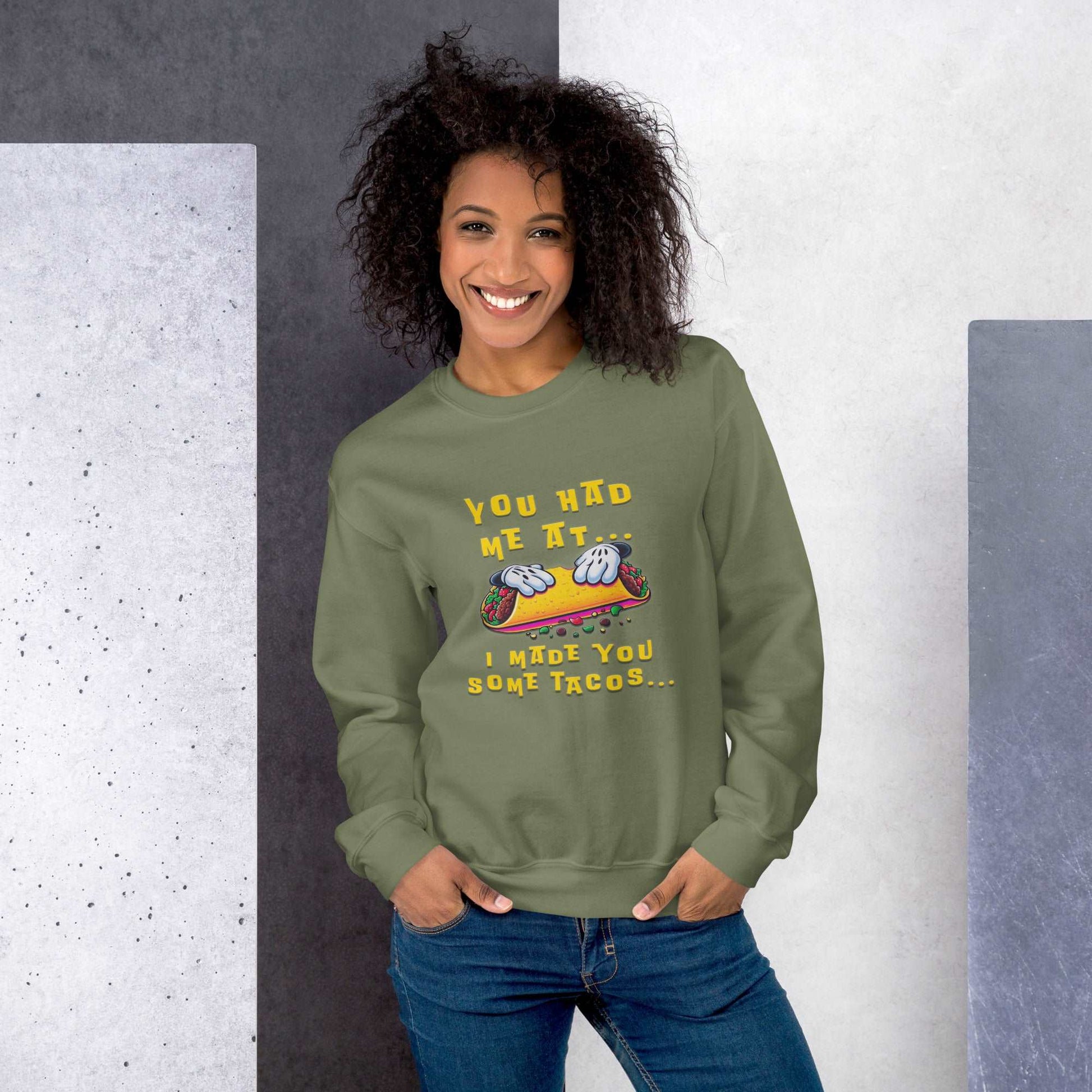 You Had me at... Unisex Sweatshirt - Elevaleaf - 